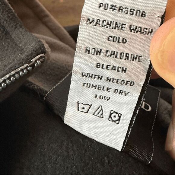 Ducks Unlimited Men's Fleece Full Zip Jacket Black Gray Size 3XL‎ - Picture 5 of 6